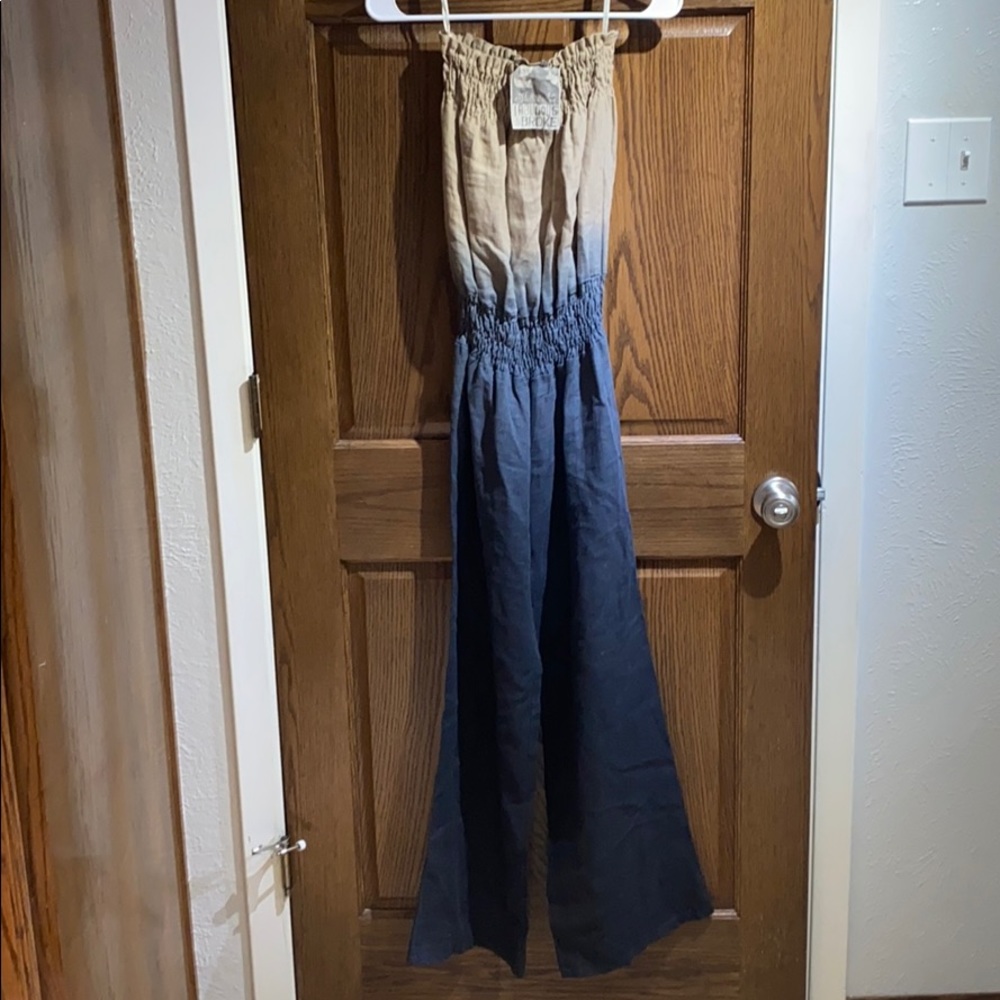 Young Fabulous & Broke strapless jumpsuit small